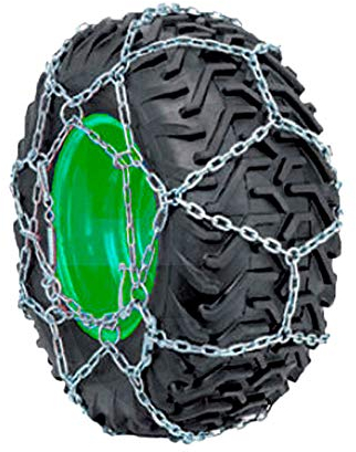 The Drive Schneeketten-Satz für kleine Maschinen Spurkreuzkette (24x8.50-12)