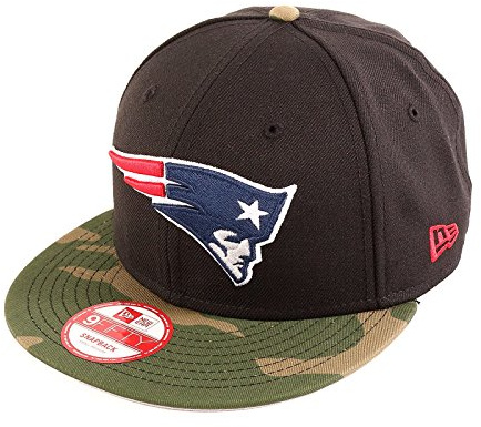New Era EMEA 9Fifty Snapback New England Patriots Schwarz Camouflage