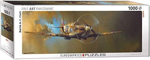 EuroGraphics 6010-0952 Spitfire by Barrie A F Clark Puzzle (1000-Piece) Jigsaw, Various