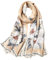 STORY OF SHANGHAI Seidenschal Damen 100% Seide, 20+ Bunte Luxuriöse Schals, Warm & Weich, als Stola Seidentuch Halstuch Pashmina - 53 * 170 cm Blumen 3