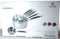 Schumann Professionnel - Lot de 5 Casseroles Gamme Eternelle - Compatibles Tous feux dont Induction - Acier Inoxydable sans PFOA - Poignées Accroche Confort en Silicone 12/14/16/18/20cm