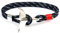 EXINOX Armband Seefahrt Wal | Herren Damen | Marines Leben | Farbe Silber Schwarz, Blau und Weiß