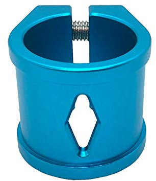 Liberty Diamond Oversized 2 Bolt Scooter Clamp (Blue)