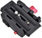 Adaptador de placa de zapata rápida, placa base de abrazadera QR con tornillo de montaje de 1/4 y 3/8, placa de liberación rápida para trípode de videocámara para Manfrotto 500 AH 701 503 HDV 577