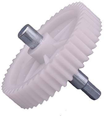 Without brand FMN-Home, 1pc Meat Grinder Pièces Engrenages en Plastique 46 Dents engrenage 82mm Vitesse Diamètre 12 mm Diamètre de l'alésage Pièces de Rechange for Hachoirs