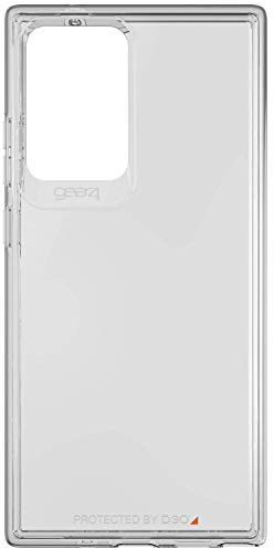 Gear4 Crystal Palace Handyhülle Kompatibel mit Samsung Galaxy Note 20 Ultra Hülle, Fortschrittlicher Aufprallschutz mit integrierter D3O Technologie, Anti-Vergilbung, Handyhülle - Transparent