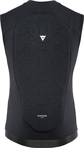 Dainese - Auxagon Waistcoat Wmn, Gilet de Protection pour le Ski, Protection Dorsale pour le Ski, Noir/Noir, pour Hommes et Femmes
