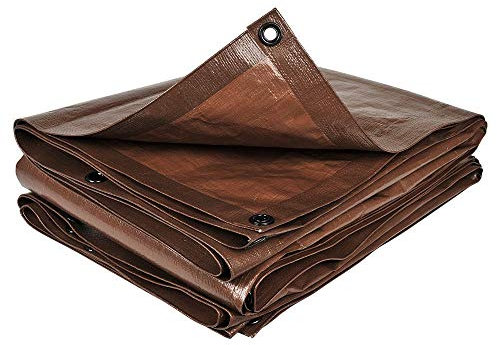 TERRE JARDIN - Bâche de Protection Extérieur, 4 x 5 m - Bâche Multi-Usage Résistante, Polyéthylène 140 g/m², Anti UV - Bâche pour Bois de Chauffage, Bache de Jardin - Œillets en Aluminium