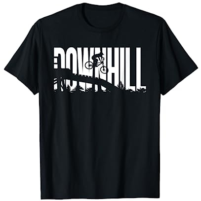 Downhill Silhouette - MTB Downhiller DH Biker Mountainbike T-Shirt
