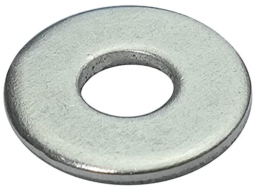 AERZETIX - C49518 - Lot de 100 Rondelles plates larges - M3 - en acier inoxydable A2 - DIN 9021 - pour fixations métal sur métal ou bois sur métal