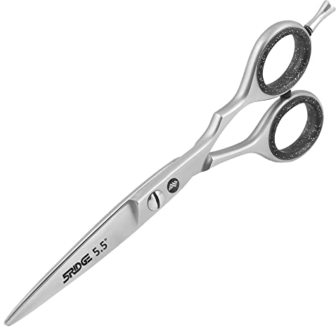 Professionelle Friseurschere, rechter Halm gewinkelt, Friseursalonschere für Männer und Frauen sowie Kinder und Erwachsene, Studenten, Anfänger, Auszubildende