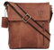 J. Wilson London 100% Genuine Real Vintage Leather Handmade Mens Women Flapover Everyday Crossover Shoulder Work iPad Messenger Bag (Distressed Vintage Tan)