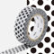 Masking Tape Dekoratives Klebeband mit Punkten - Schwarz - 1,5 cm x 7 m