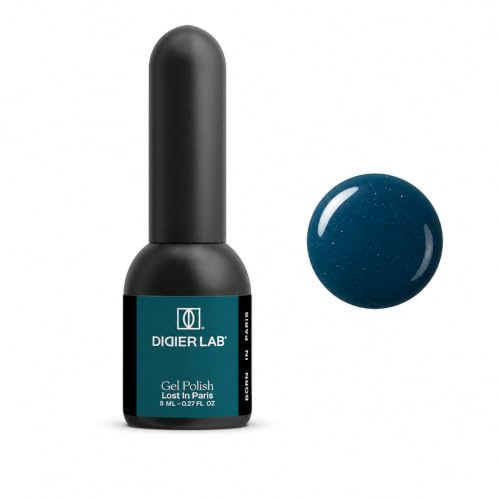 DIDIER LAB Premium Gel Nail Polish Studios Lost in Paris – TPO-Free UV LED Colour – Long-Lasting High Gloss Finish – Rich Pigmentation with Easy Application – Chip Resistant Soak-Off – 8ml