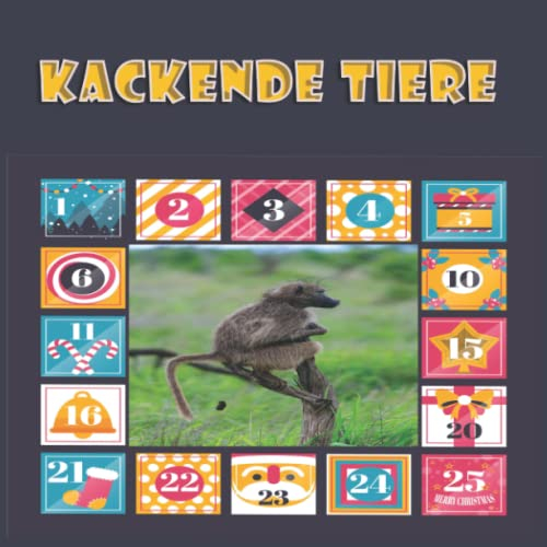 kackende Tiere: Adventskalender Paperback: cover: Bright/ pages:50/ Size: 8.5x 8.5 inches Kackende Hunde: Adventskalender Paperback / pages:51