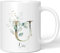 JUNIWORDS Tasse, Umi, Name Anfangsbuchstabe Initial Alphabet Floral Buchstabe U Monogramm Motiv, Weiß (5486200)
