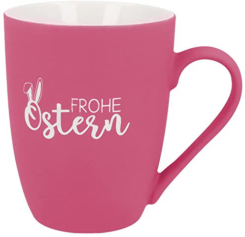 Spruchreif | Tasse mit SOFT-TOUCH-Silikonoberfläche | Tasse Ostern | beidseitig graviert | Tasse mit Gravur | Kaffeetasse | Tasse Ostermotiv | Tischdeko | Ostergeschenke Familie Kinder | Frohe Ostern