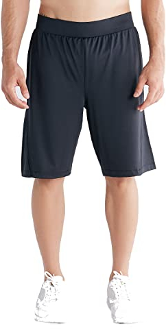True North Herren Sport Short Alrounder recyceltes Polyester Hose (L, Schwarz)