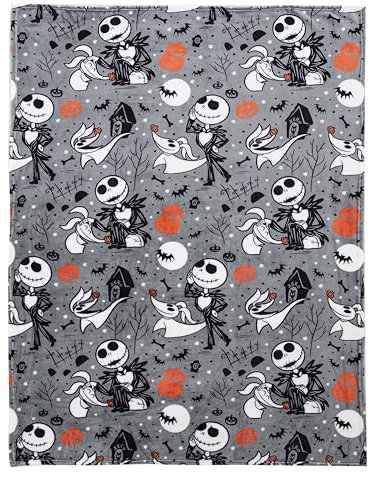 Northwest Couverture Soyeuse « L'Étrange Noël de Monsieur Jack », 127 x 177,8 cm, Best Friends