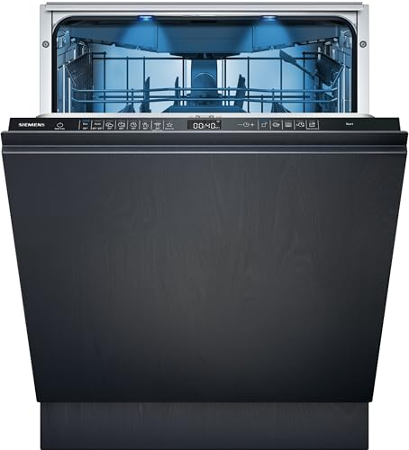 Siemens SX65ZX07CE, iQ500 Smart lavastoviglie completamente integrata, XXL, cassetto portaposate, prodotto in Germania, essiccazione zeolite, extra silenziosa, aquaStop, programma varioSpeed, con