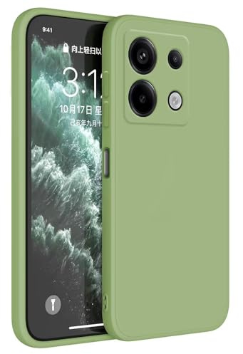 Topme Cover per Redmi Note 13 Pro 5G / POCO X6 5G (6.67 Inches) Custodia Case, Protezione Della Pelle Della Custodia in Silicone Tpu - Verde Matcha