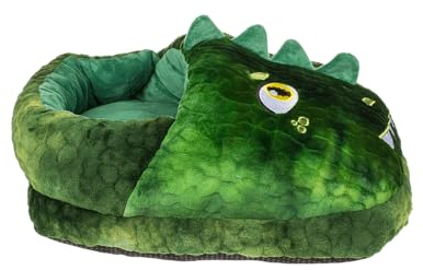 Kuschel-Fußwärmer, Dinosaurier, 100% Polyester, 35 x 28 cm, 6 Stück im Polybeutel vakuumiert