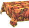 Tischdecke Stoff abwaschbar Tischtuch Tafeldecke pflegeleicht Lotuseffekt schmutz- & wasserabweisend für Indoor Outdoor Tischdecke 200x140cm mit Saum (Eingefasst) Herbst Ahorn