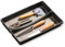 Kesper | Besteckkasten - Besteckeinsatz für die Schublade, Material: Kunststoff (PP), Maße: B 24 x T 32,5 x 4,5 cm, Farbe: Grau | 30093