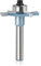 1pcs T Slot Router Bit, 6mm 6.35mm Shank Depth Slot Cutter Router Bit 4-edge Top Bearing Slot Cutter Straight End Mill(6.35x36.7x2mm)
