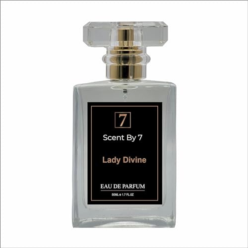 Lady Divine Eau De Parfum Spray For Women - (Ms Diore), Amber Floral Fragrance - Long-Lasting Luxury Perfume with Peony, Apricot, Rose, Vanilla, Musk, and Sandalwood, (50ml)