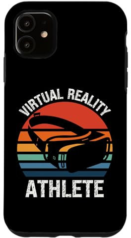 iPhone 11 VR Gaming Headset Virtual Reality Athlete Vintage Gamer Case