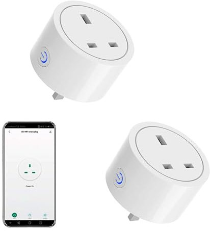 XENON Mini Smart Plug, Smart Wifi Plug, Wireless Smart Plugg, Smart Outlet, for Alexa and Google Home, Timer Function Smart Life App Remote Control, No Hub Required, 2 Pack, 13A