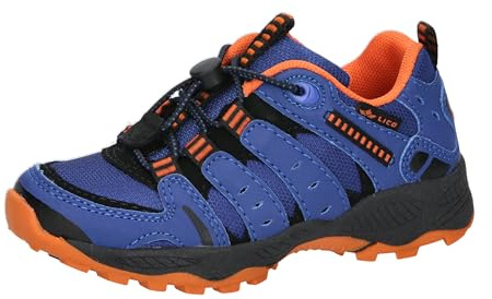 Lico Unisex Kinder Fremont Trekkingsschuhe, Blau Schwarz Orange, 33 EU