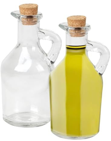 Urban Living PRESERVATION THE MINI GLASS BOTTLE WITH CORK CAP 100ML