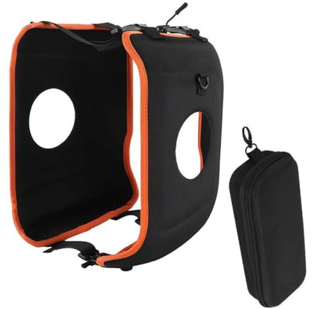 Custodia EVA compatibile con JBL Partybox Encore 2, altoparlante Bluetooth, microfono, custodia portatile, borsa da viaggio, protezione, organizer con tracolla (solo custodia)