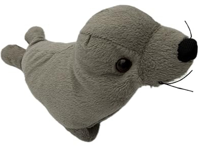 Cornelißen Seehund Kuscheltier grau L 19 cm Grau Plüschtier Tier Stofftier Kinder Geschenk