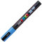 Uni-Ball Posca- Marqueur Uni-Ball Posca Pointe Fine 1mm Bleu Ciel