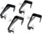 4x QTX Light Black G Clamp Mounting Hook DJ Disco Lighting