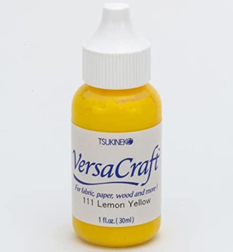Tsukineko Tinta VERSACRAFT para Textil Color Lila pálido Recarga 30ml. Bote cánula