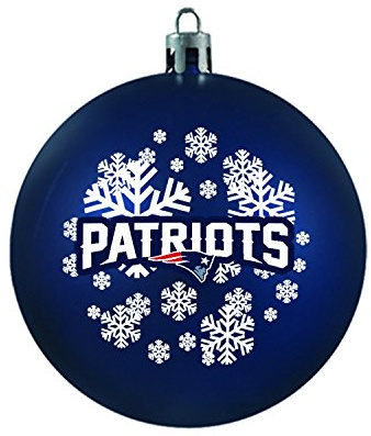 NFL New England Patriots Bruchsicherer Ball Ornament