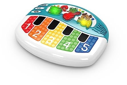 Baby Einstein Discover & Play Piano Musical Baby Toy, Learn About Instruments, Numbers and Animals in 3 Languages, Age 3 months and up