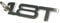 Schlüsselanhänger 1,8T Emblem aus Edelstahl