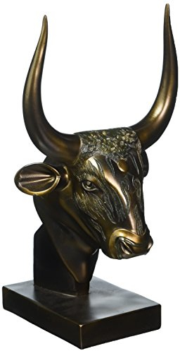 Design Toscano Apis, der Bulle, Ägyptischer Gott der Stärke, Statue, 9 x 16,5 x 26,5 cm