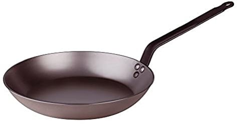 Pentole Agnelli COFE3006PT36 Lionese Poêle à Frire en Fer Lourd, 36 cm