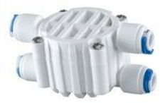 Realgoal Automatisches Absperrventil mit 1/4 Schlauch schnell verbinden passend RO Umkehrosmose Pure-Wasserfiltersystem
