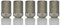 BF SS316 Heads , Verdampferköpfe , 0,6 Ohm Widerstand - 5 Stück pro Packung