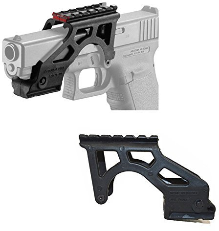 FIRECLUB Tactical Polymer Flashlight PRO Mount With Picatinny For Pistol G17 19 20 21 22 23 34 Gen 3 & 4