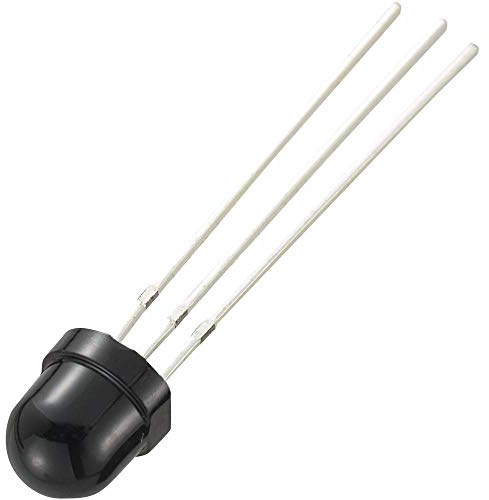 TRU Components 1567234 OS-0038N IR-Empfaenger Sonderform axial bedrahtet 38kHz 5.8mm 940 nm 35°, 5 Stück
