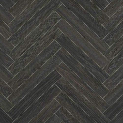Berry Alloc Chateau Laminate Flooring AC4 - Herringbone Charme Black | 8mm x 84mm - 1m2 per Pack