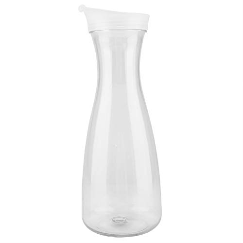 Transparent Bottle, Acrylic Water Bottle and Ice Cap Can, Acrylic Anti-Drop, Durable, Large Capacity, Suitable for Bars, Household Juice, Tea, etc.(1000ML)